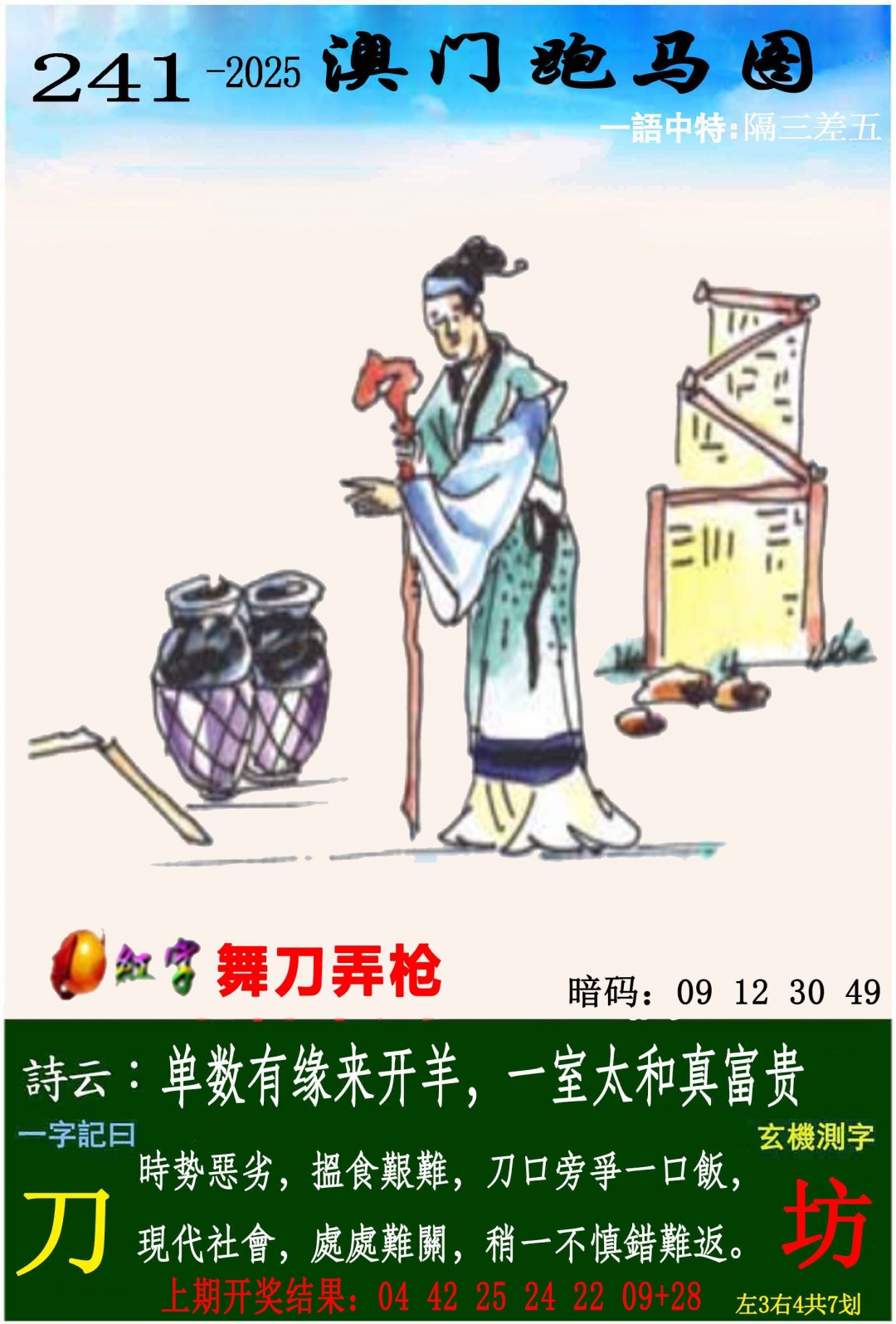 跑马图